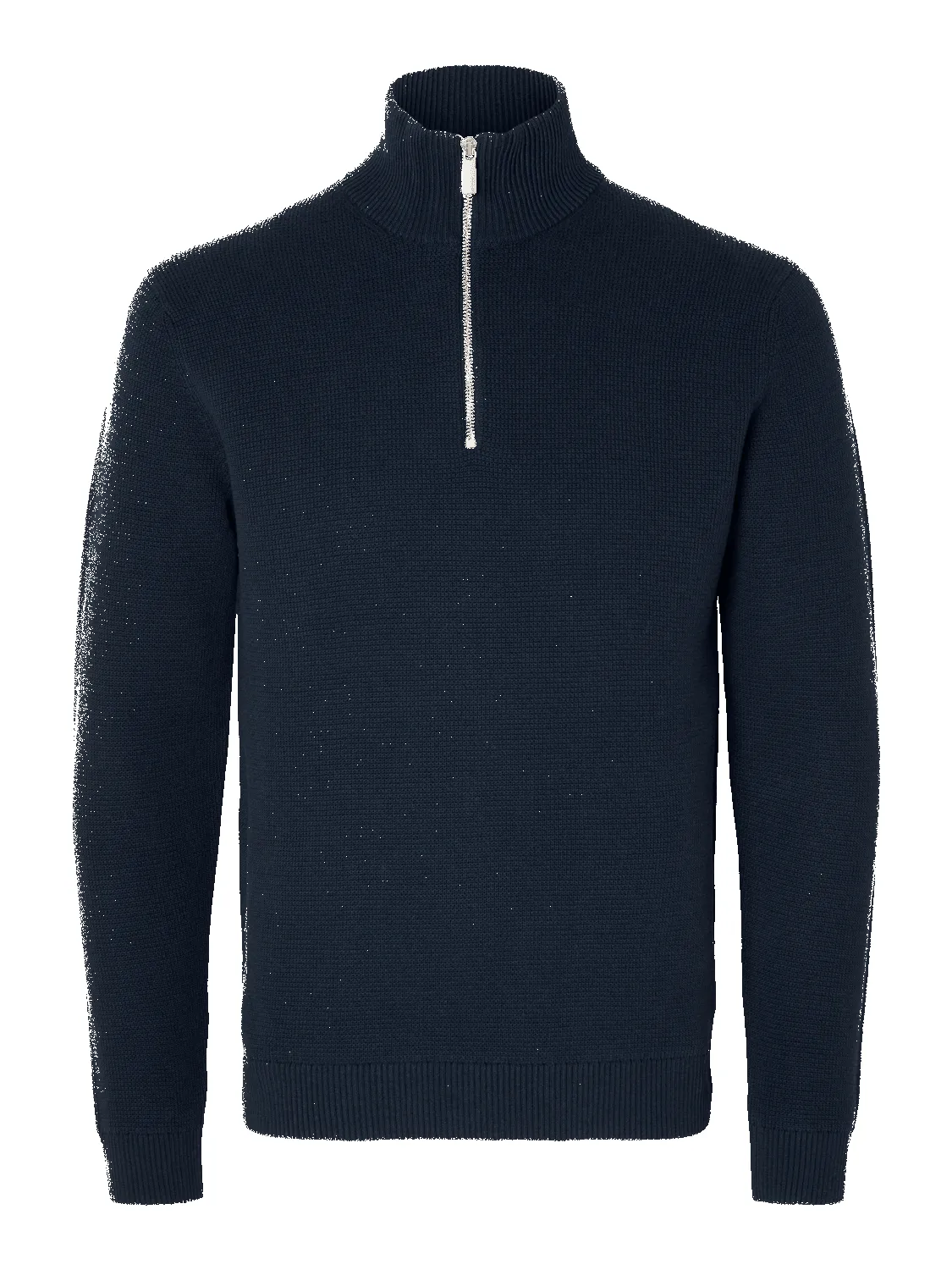 Dane knit half zip genser - sky captain sold by Brando