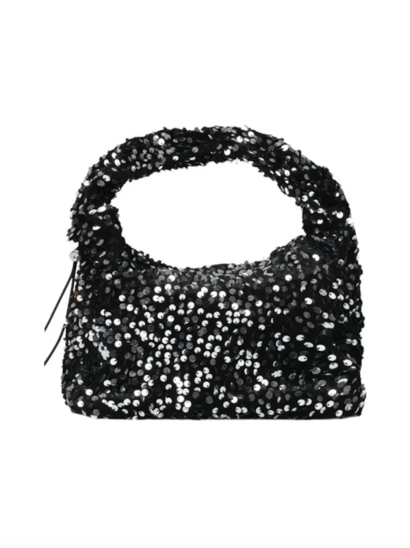 Anne sequins veske - silver sold by Brando