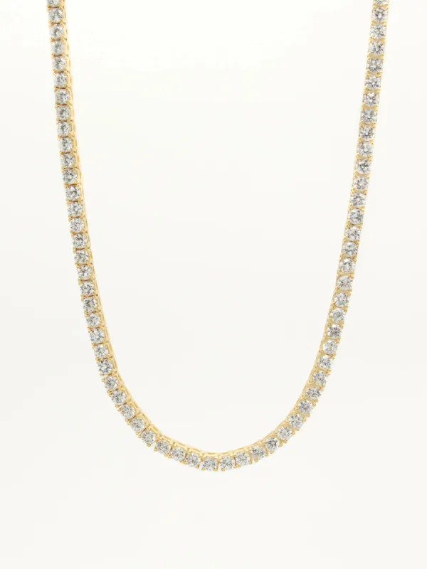 Tennis Chain smykke - Gold sold by Brando