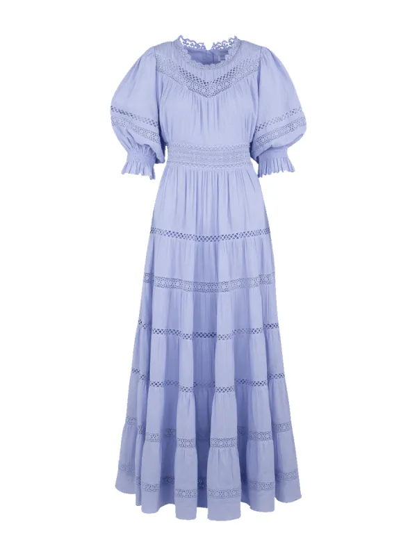 Paola kjole - vista blue sold by Brando