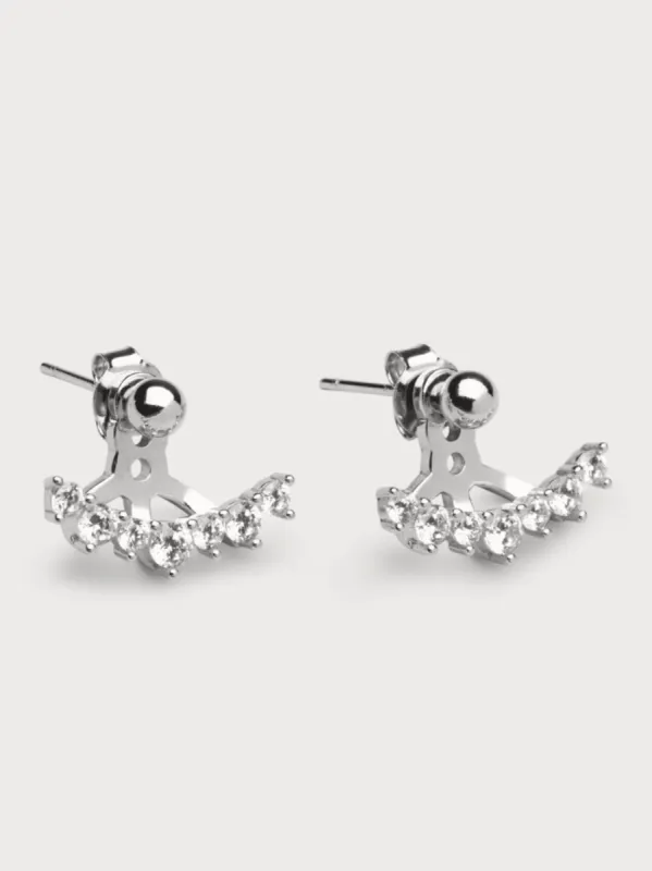 Sparkles earrings - silver plated sold by Brando