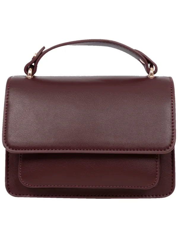 Renei soft structure veske - deep purple made by Brando