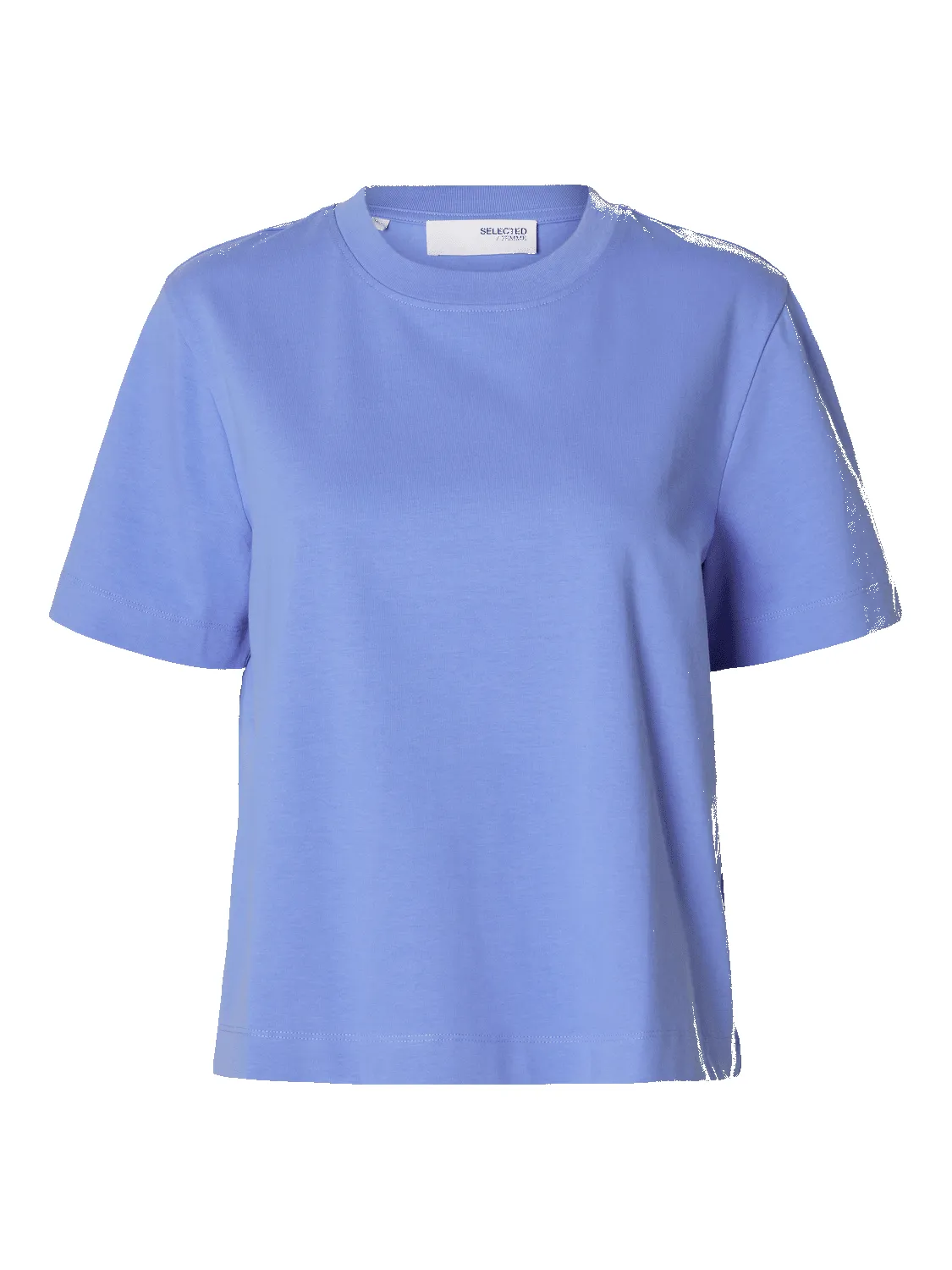 Essential boxy t-skjorte - cornflower blue sold by Brando