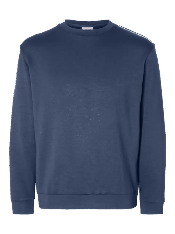 Emanuel soft crew neck genser - oceana sold by Brando