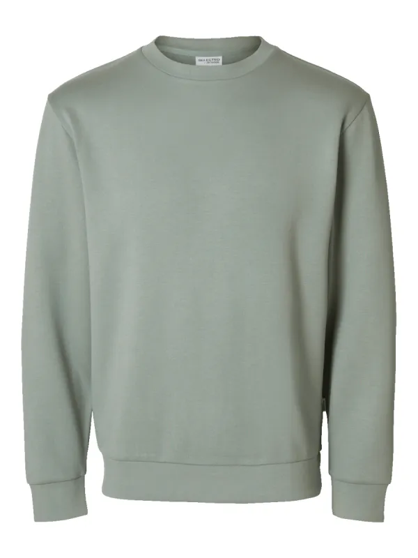 Emanuel soft crew neck genser - iceberg green sold by Brando
