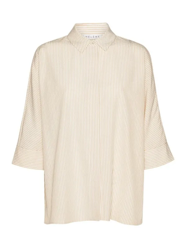 Mya shirt - beige stripes sold by Brando