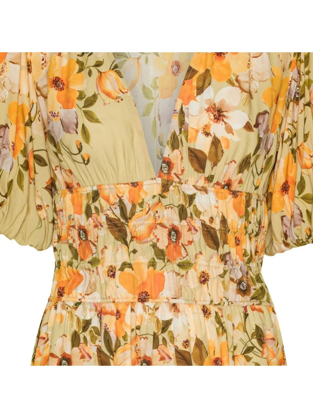 Lilou dress - green flowerprint sold by Brando product image thumbnail 3