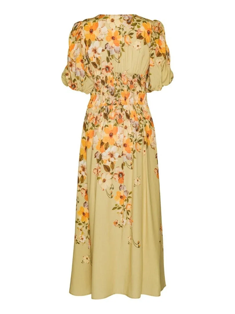 Lilou dress - green flowerprint sold by Brando product image thumbnail 2