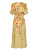 Lilou dress - green flowerprint sold by Brando