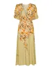 Lilou dress - green flowerprint sold by Brando