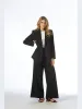 Alma blazer - navy pin stripe sold by Brando