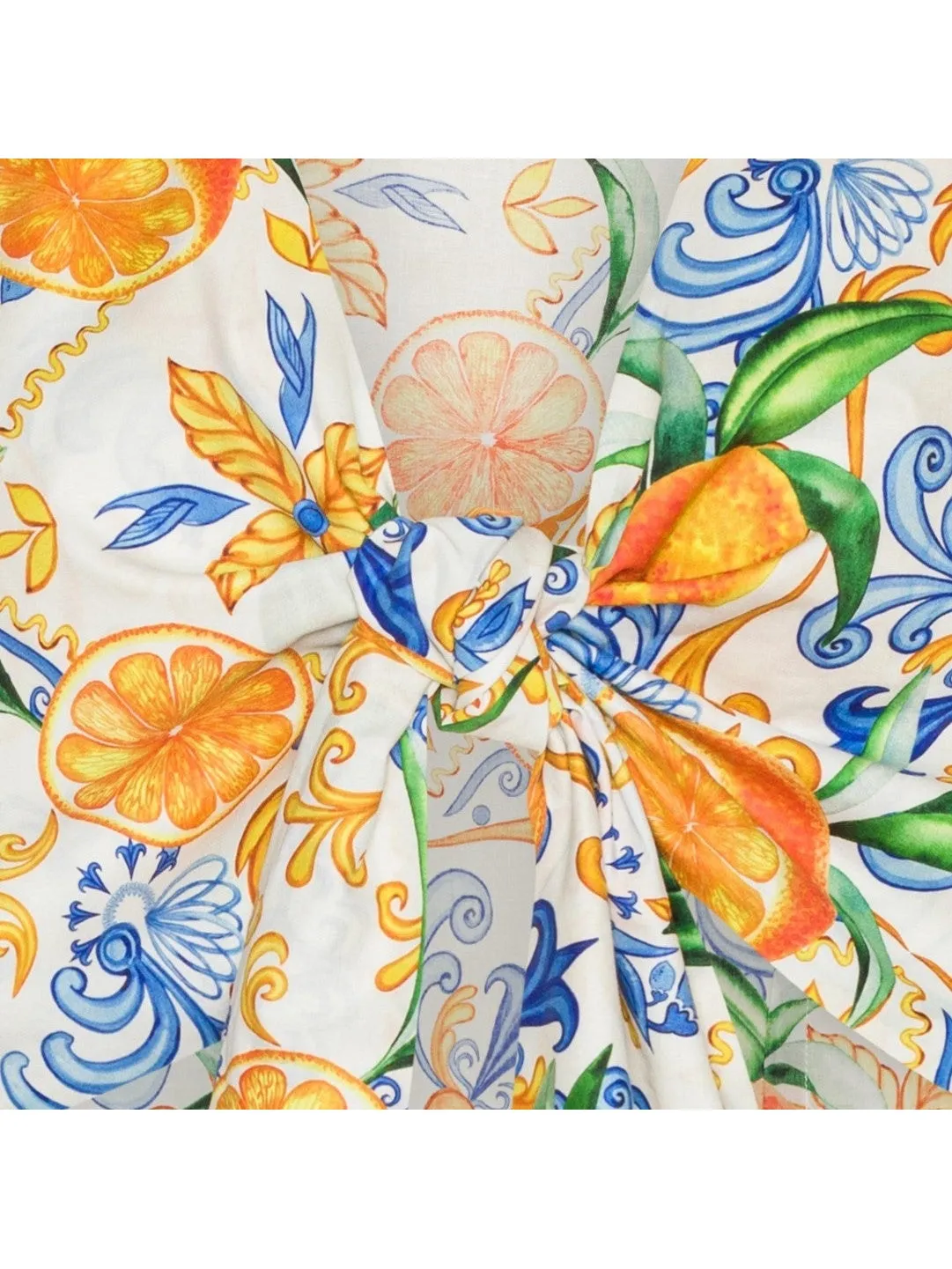 Belle top - majolica print sold by Brando product image thumbnail 2