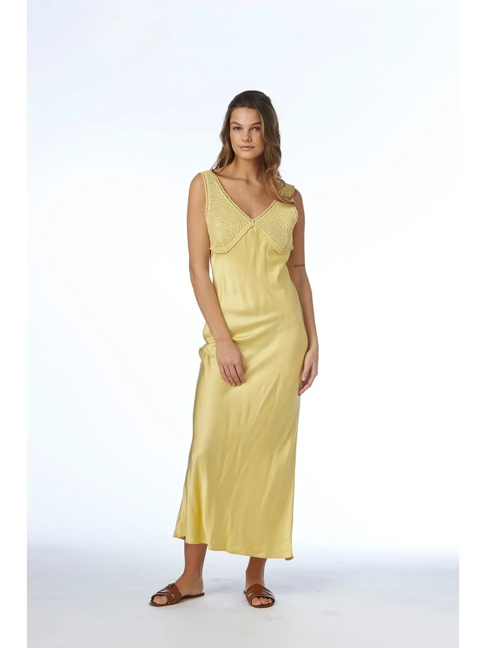 Cecilie dress - yellow sold by Brando product image thumbnail 2