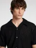 Relaxbane jersey skjorte - black sold by Brando