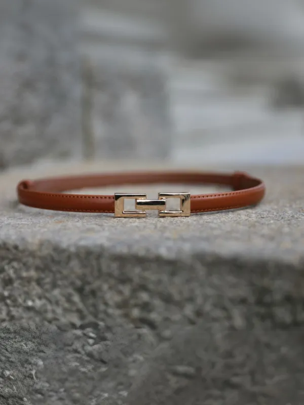 Belte m/justerbar spenne - cognac sold by Brando