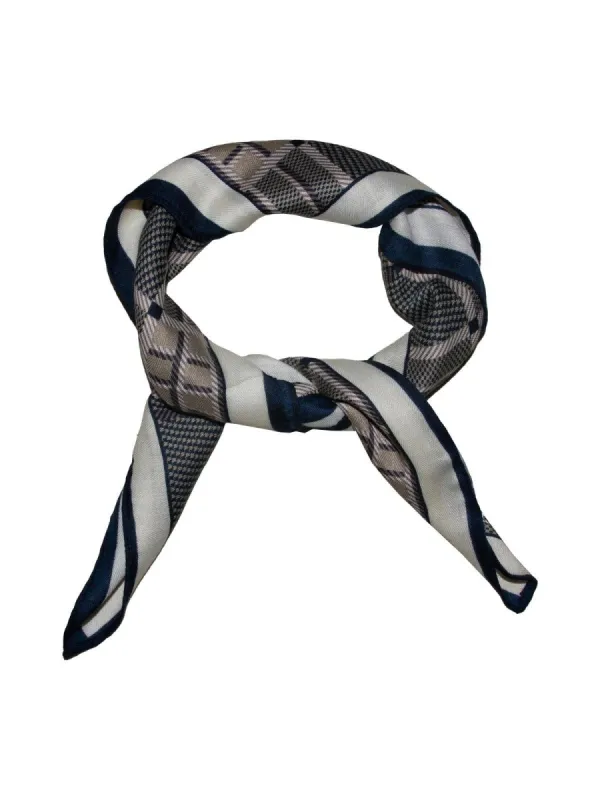 Skjerf rutet - navy sold by Brando