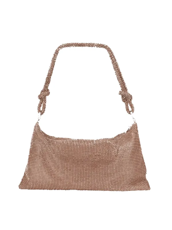 Crystal vibes bloom veske - beige sold by Brando