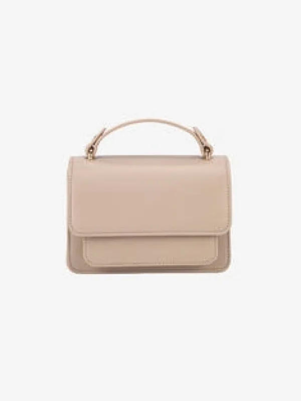 Renei soft structure veske - light taupe sold by Brando