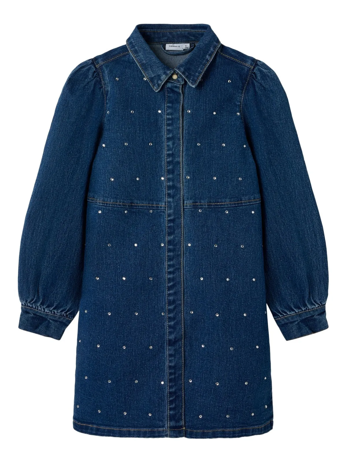 PALOMA DENIM KJOLE - Dark Blue Denim sold by Brando