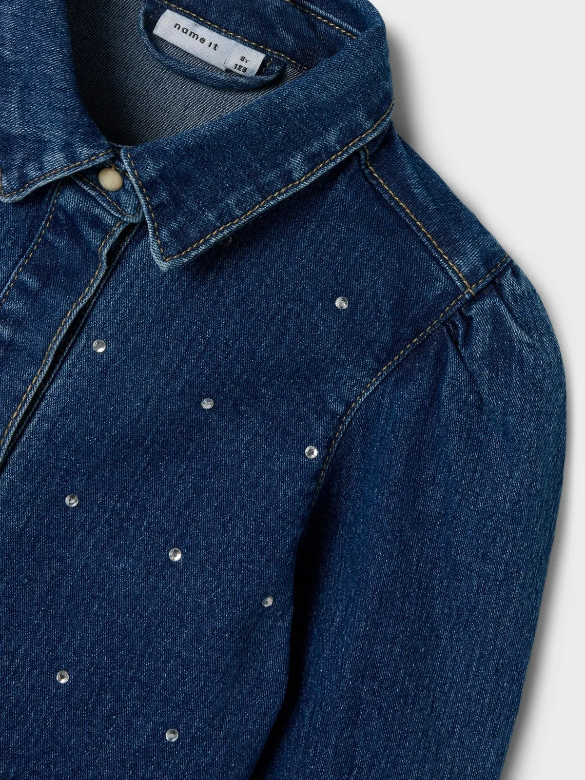 PALOMA DENIM KJOLE - Dark Blue Denim sold by Brando product image thumbnail 3