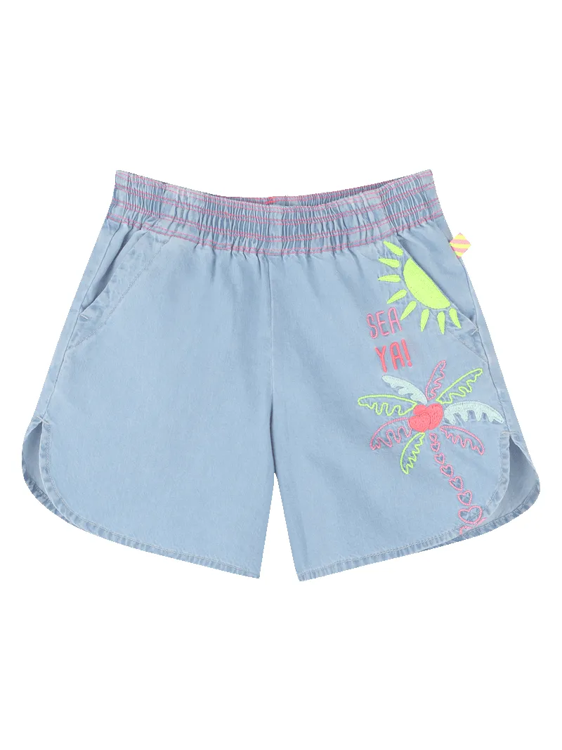 DENIM SHORTS - BLEACH sold by Brando