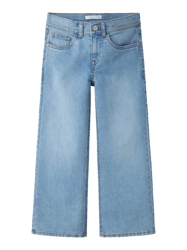 ROSE WIDE JEANS - Light Blue Denim sold by Brando