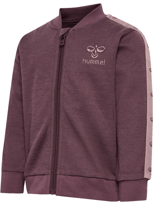 WULBATO ZIP JAKKE - HUCKLEBERRY made by Hummel