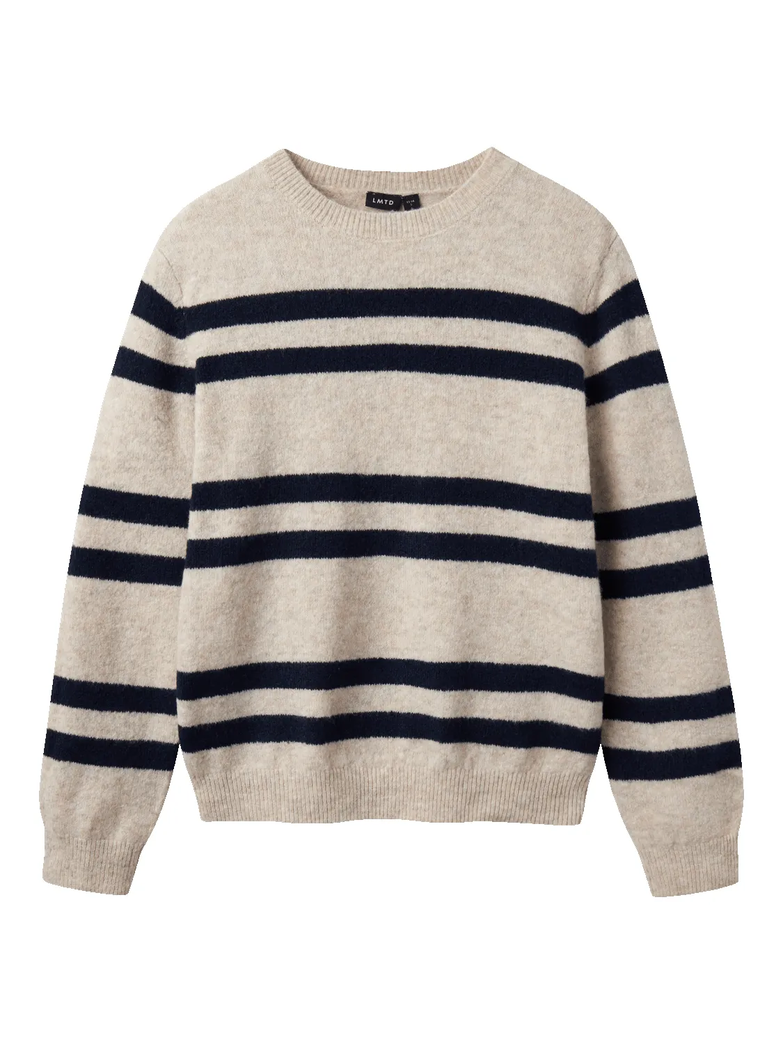 LODET STRIPE O NECK STRIKKET GENSER - Peyote sold by Brando