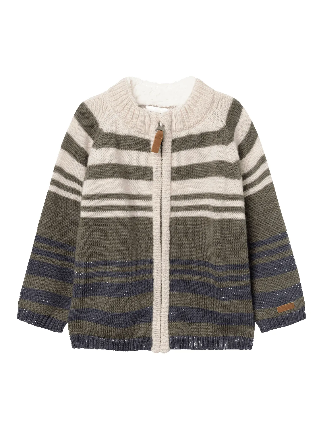 WRISS ULL STRIKKET CARDIGAN - Mulled Basil sold by Brando