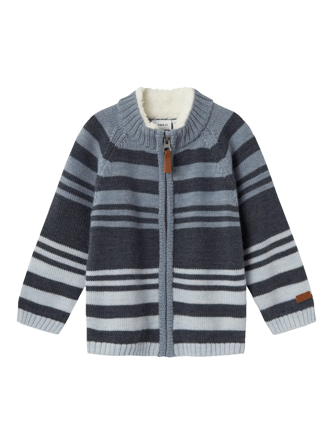 WRISS ULL STRIKKET CARDIGAN - Ombre Blue sold by Brando