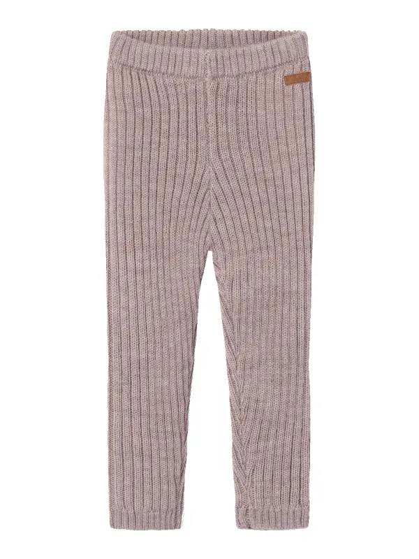 WRISS ULL STRIKKET LEGGING - Purple dove sold by Brando