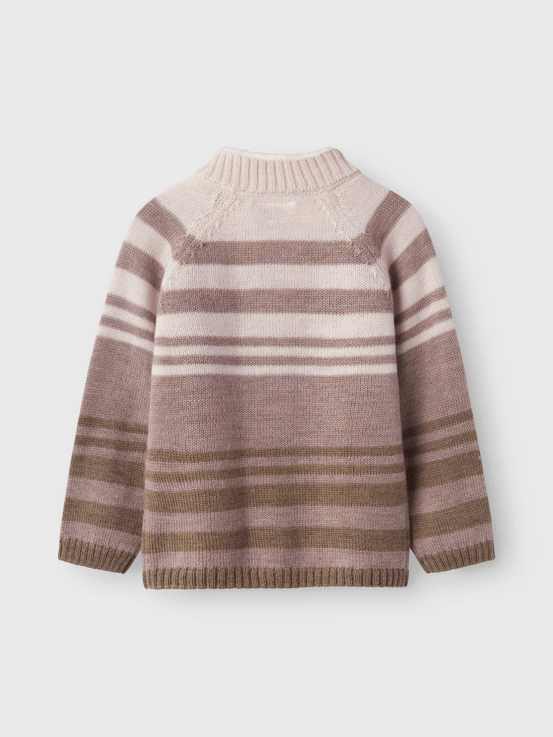 WRISS ULL STRIKKET CARDIGAN - Purple dove sold by Brando product image thumbnail 4