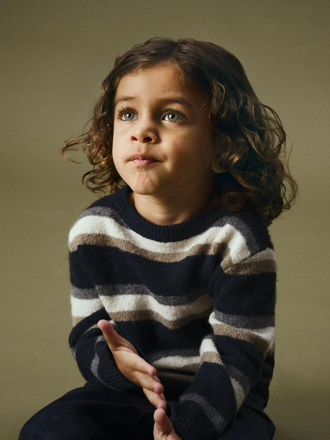 RAMIKKEL STRIKKET GENSER - Dark Sapphire sold by Brando product image thumbnail 5