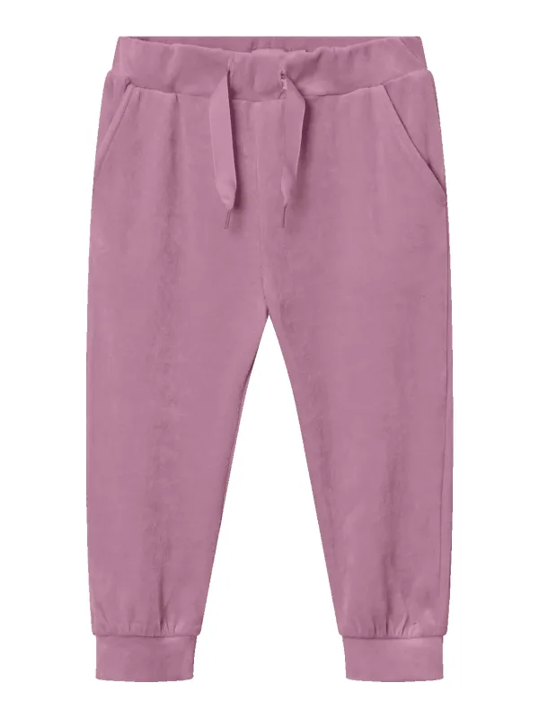 Frille Velour Bukse - Mauve Orchid sold by Brando