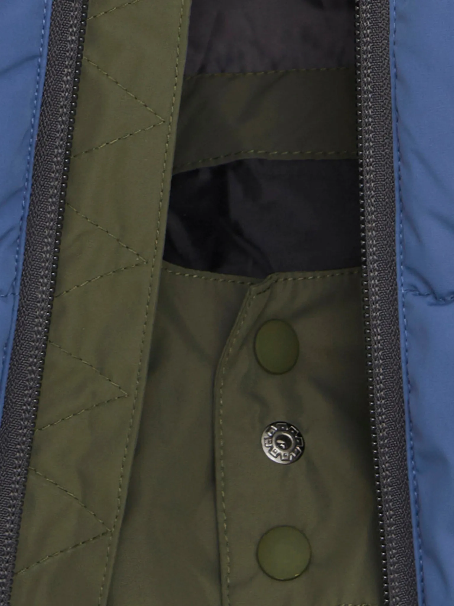 Colorblock Quilt jakke - Grape Leaf sold by Brando product image thumbnail 3