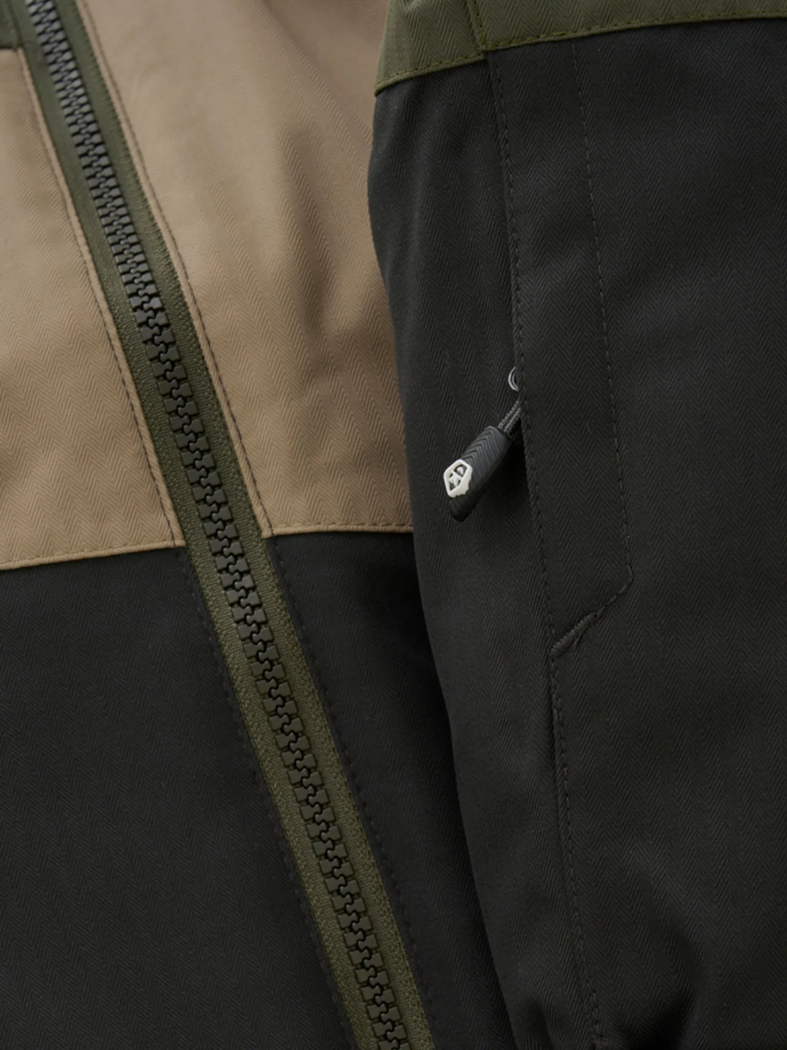 Colorblock jakke - Grape Leaf sold by Brando product image thumbnail 3