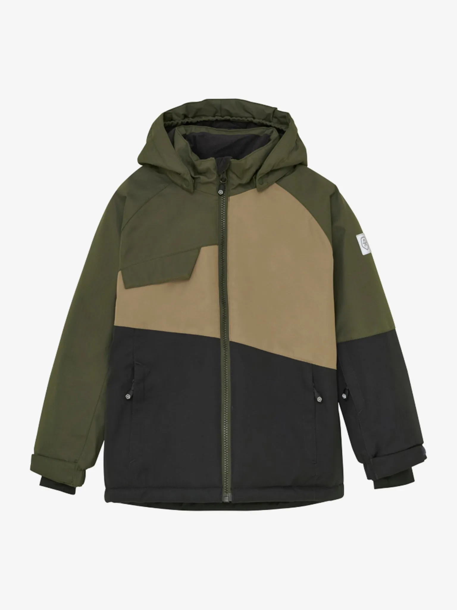 Colorblock jakke - Grape Leaf sold by Brando