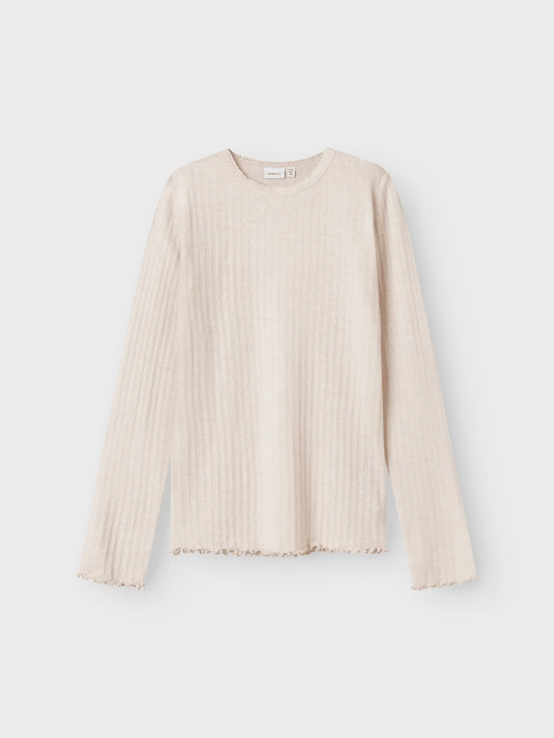 Wossa Ull Rib Genser - Lilac Ash sold by Brando product image thumbnail 3