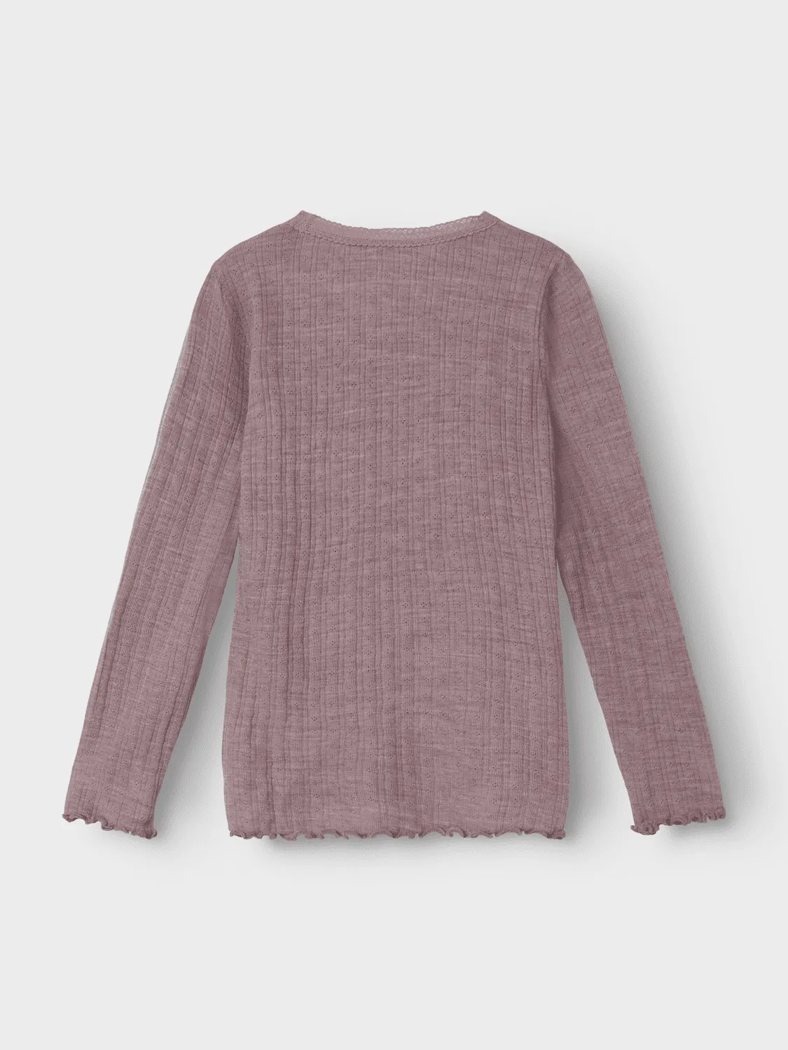 Wossa Ull Rib Genser - Purple dove sold by Brando product image thumbnail 4