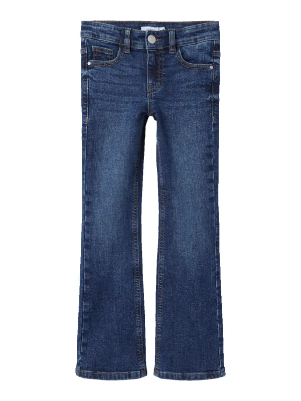 Polly Skinny Boot Jeans - Dark Blue Denim sold by Brando