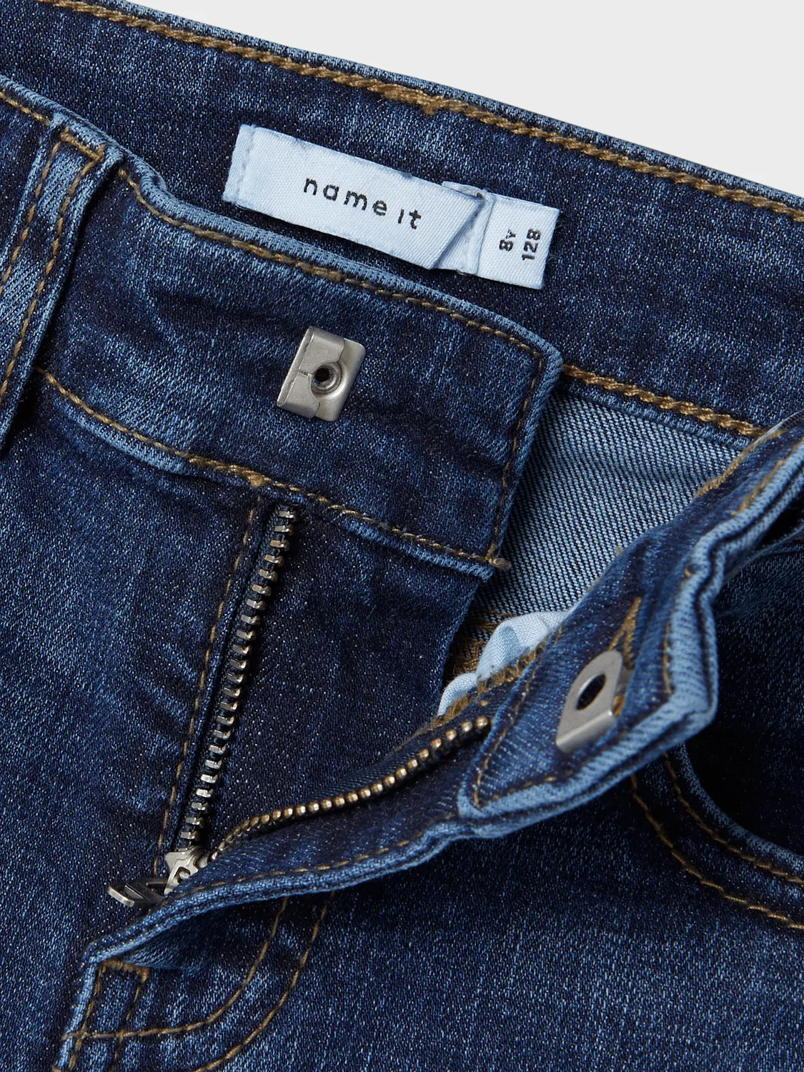 Polly Skinny Boot Jeans - Dark Blue Denim sold by Brando product image thumbnail 3