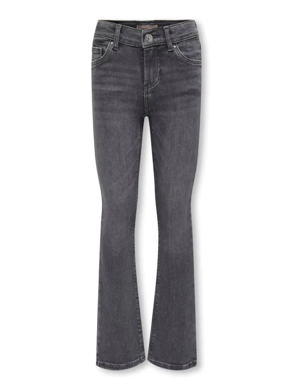 Blush Flared Jeans - Medium Grey Denim sold by Brando