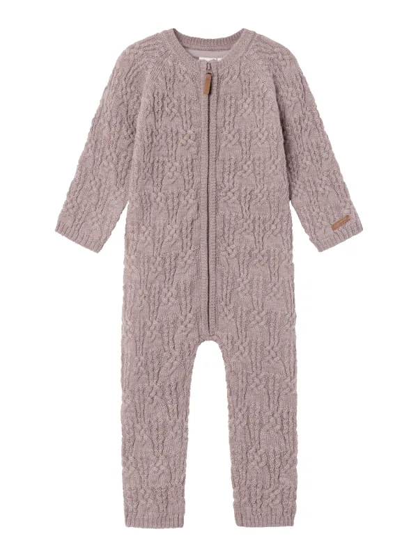 WRILLA ULL KNIT HELDRESS - Purple dove sold by Brando