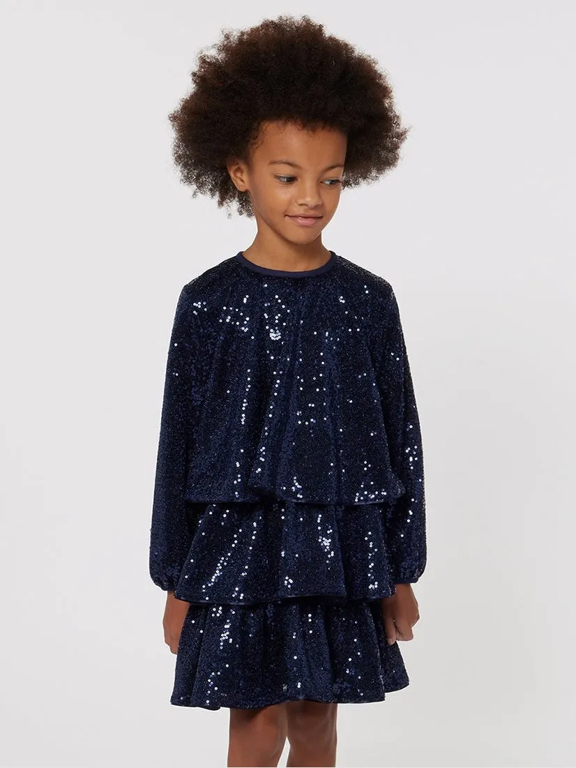 LONG SLEEVED KJOLE - Royal Blue sold by Brando product image thumbnail 3