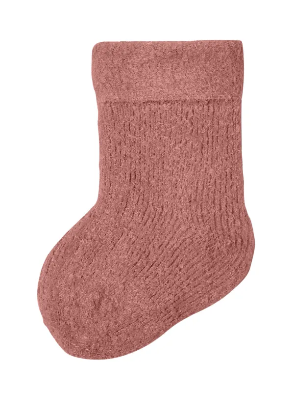 OLLI TERRY FLUFFY SOKKER - Light Mahogany sold by Brando