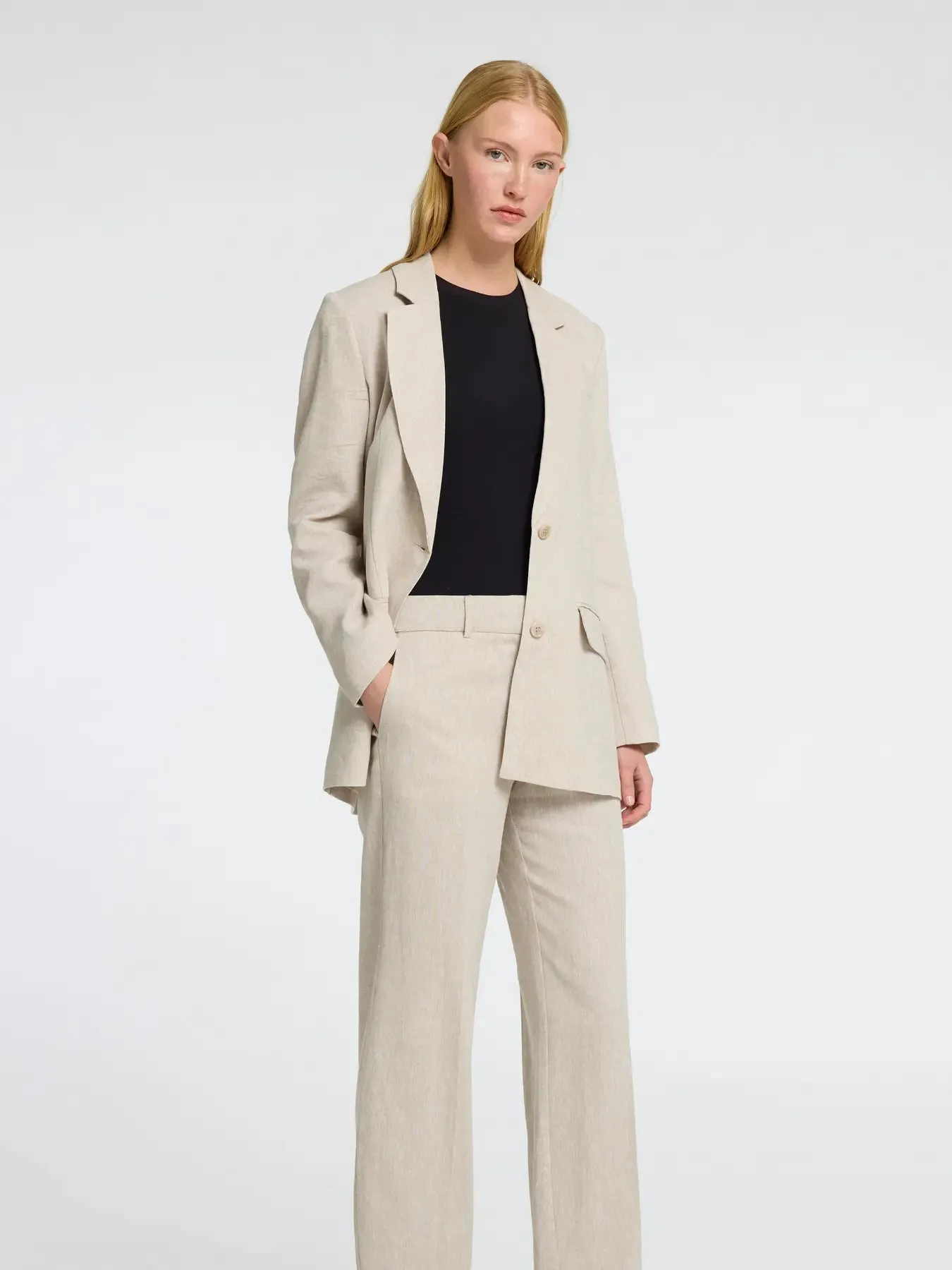 TANIA RITA LS RELAXED BLAZER - Nomad sold by Brando product image thumbnail 4