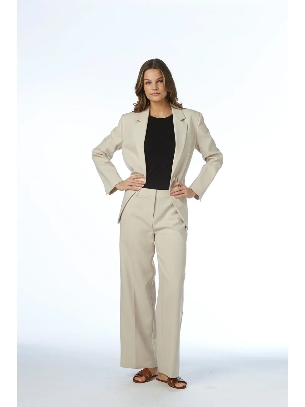 Marie blazer - ivory sold by Brando product image thumbnail 4