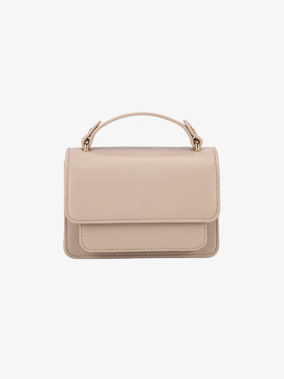 Renei soft structure veske - light taupe sold by Brando