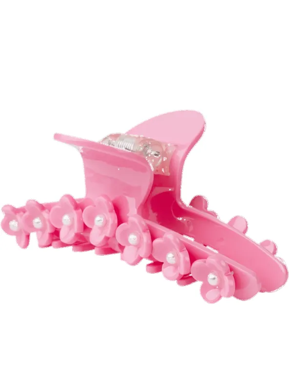 Bright flower pearly hårklype - pink sold by Brando