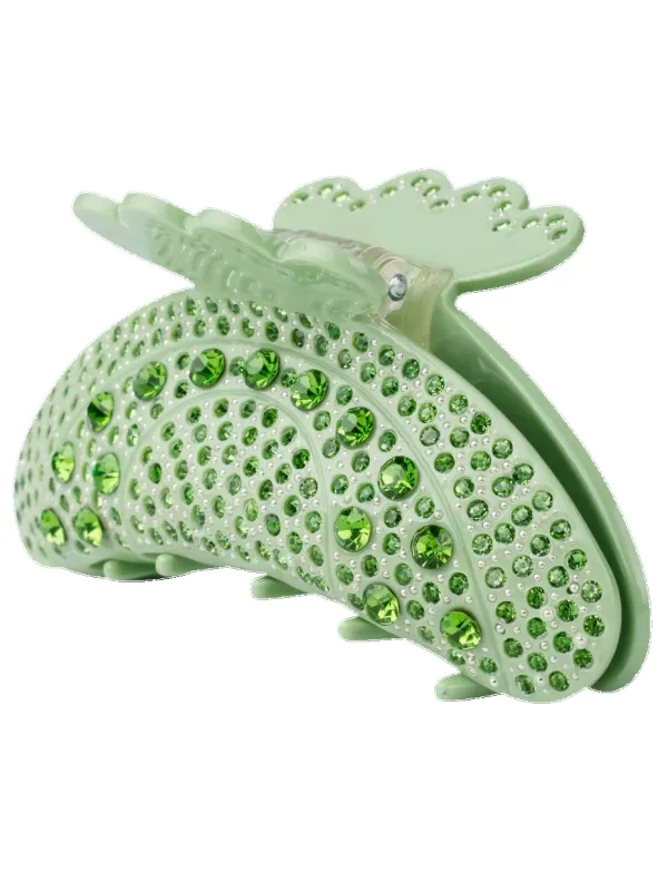 Helen bloom middle hårklype - green sold by Brando